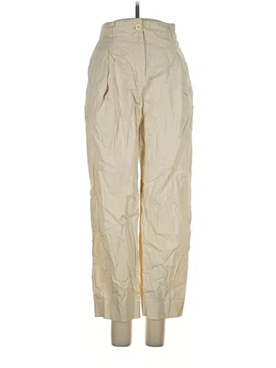 Pre-owned Cos Khaki Pant In Ivory