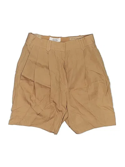 Pre-owned Cos Khaki Shorts In Tan