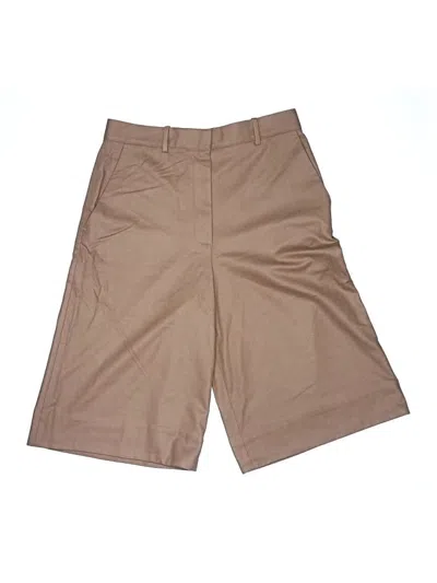 Pre-owned Cos Khaki Shorts In Tan