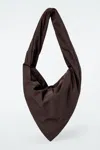 Cos Kite Shoulder Bag - Nylon In Brown