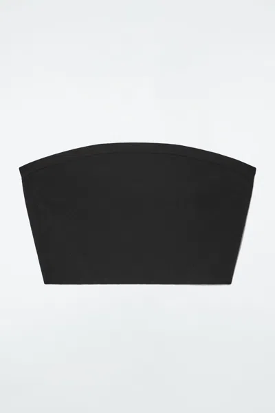 Cos Knitted Bandeau In Black