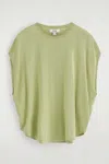 Cos T-shirt En Maille Ourlet Circulaire