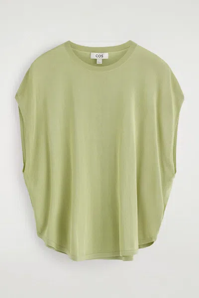Cos T-shirt En Maille Ourlet Circulaire