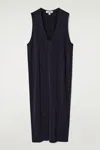 Cos Knitted Cotton Midi Dress