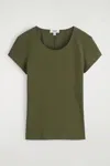 Cos Knitted Scoop-neck T-shirt