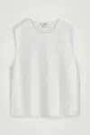 Cos Knitted Tank Top In White