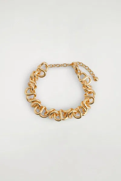 Cos Knotted Chain Bracelet In Gold