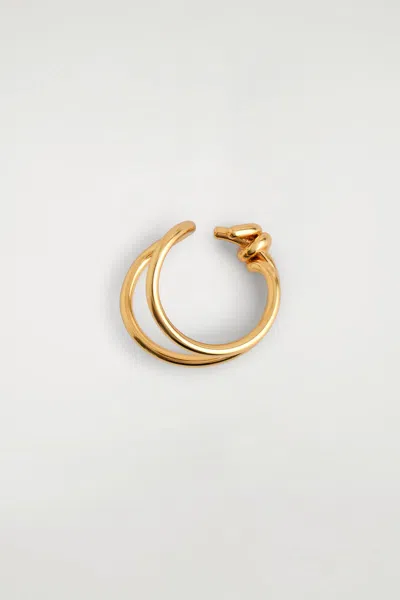 Cos Knotted Ring In Gold