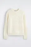 Cos Ladder-stitch Wool Sweater In White