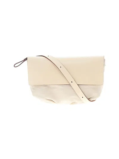 Pre-owned Cos Leather Belt Bag In Ivory