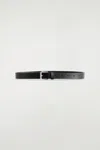 Cos Leather Belt In Black