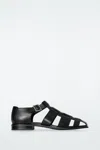 COS LEATHER FISHERMAN SANDALS