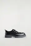 Cos Leather Hiking Shoes In Black