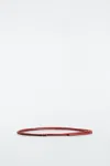 Cos Leather Rope Belt In Red