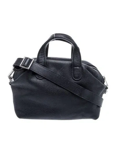 Pre-owned Cos Leather Top Handle Bag In Blue