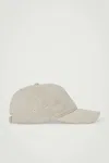 Cos Linen Baseball Cap In Beige In Brown