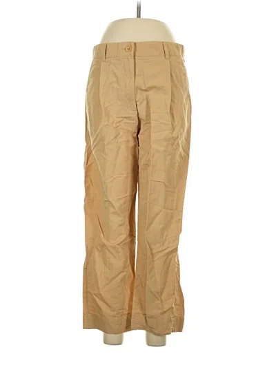 Pre-owned Cos Linen Pants In Tan