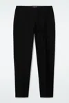 Cos Lengthened Capri Trousers In Black