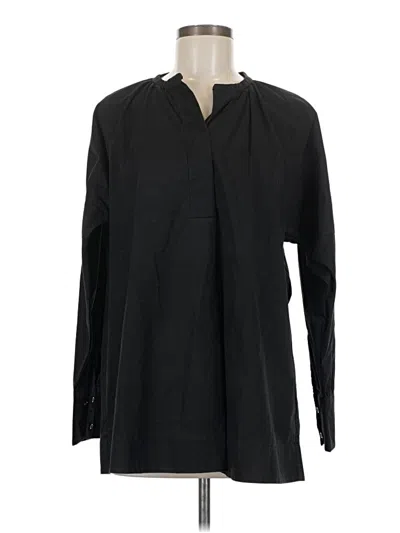 Pre-owned Cos Long Sleeve Blouse In Black