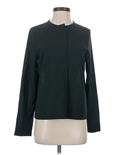 Pre-owned Cos Long Sleeve Blouse In Black