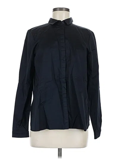 Pre-owned Cos Long Sleeve Blouse In Black