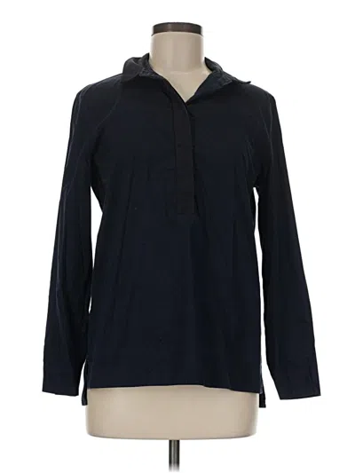 Pre-owned Cos Long Sleeve Blouse In Black