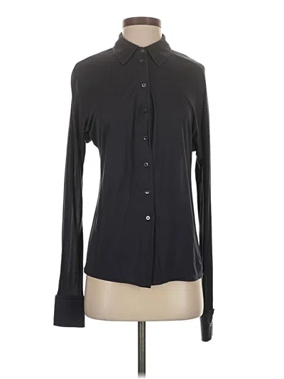 Pre-owned Cos Long Sleeve Blouse In Black