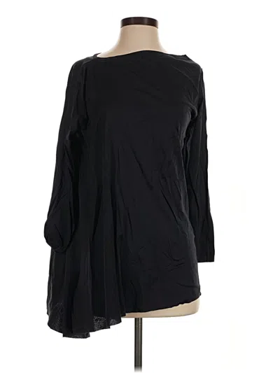 Pre-owned Cos Long Sleeve Blouse In Black