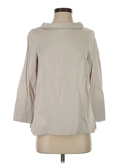 Pre-owned Cos Long Sleeve Blouse In Gray