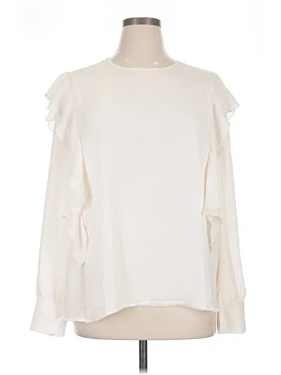 Pre-owned Cos Long Sleeve Blouse In Ivory