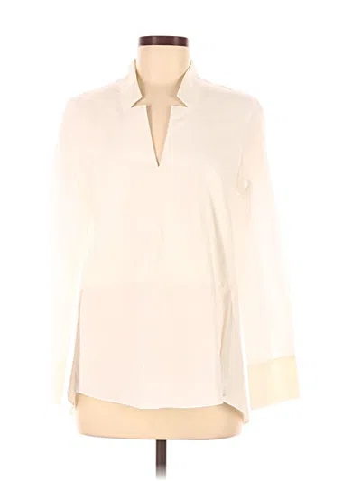Pre-owned Cos Long Sleeve Blouse In Ivory