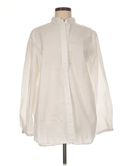 Pre-owned Cos Long Sleeve Blouse In Ivory