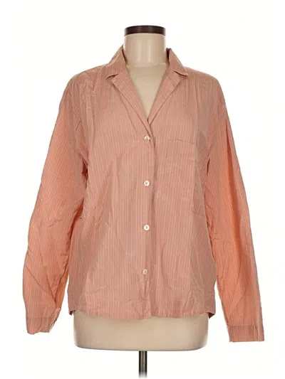 Pre-owned Cos Long Sleeve Blouse In Orange