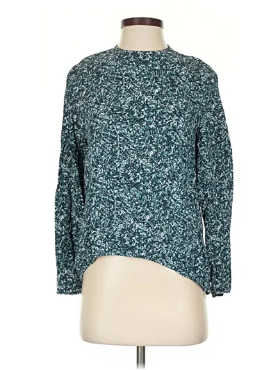 Pre-owned Cos Long Sleeve Blouse In Teal