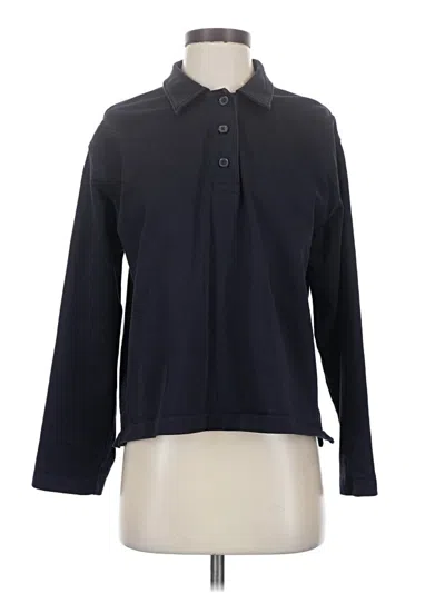 Pre-owned Cos Long Sleeve Button Down Shirt In Black