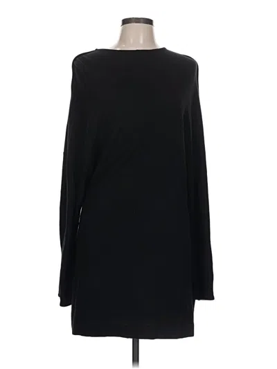 Pre-owned Cos Long Sleeve Top Black Boatneck Tops