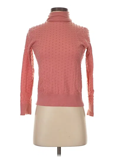 Pre-owned Cos Long Sleeve Top Pink Turtleneck Tops