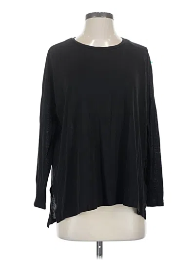 Pre-owned Cos Long Sleeve T-shirt In Black