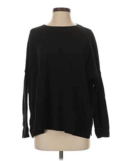Pre-owned Cos Long Sleeve T-shirt In Black