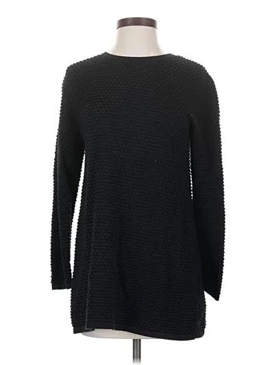 Pre-owned Cos Long Sleeve T-shirt In Black