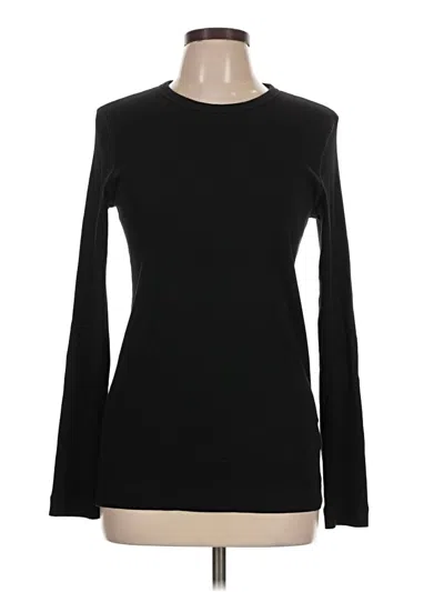 Pre-owned Cos Long Sleeve T-shirt In Black