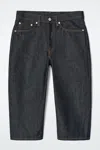 Cos Bermuda En Denim In Bleu