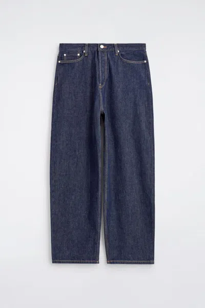 Cos Mallow Relaxed-fit Barrel-leg Jeans In Blue