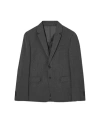 Cos Herringbone Wool Blazer - Regular In Grey