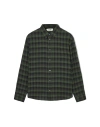 Cos Man Shirt Dark Green Size S Cotton, Elastane In Green