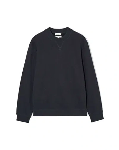 Cos Man Sweatshirt Midnight Blue Size S Cotton, Polyamide
