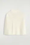 Cos Merino-cashmere Cape In White