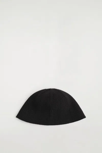 Cos Merino Wool Bucket Hat In Black