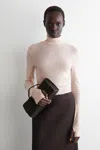 Cos Merino Wool High-neck Top In Neutral