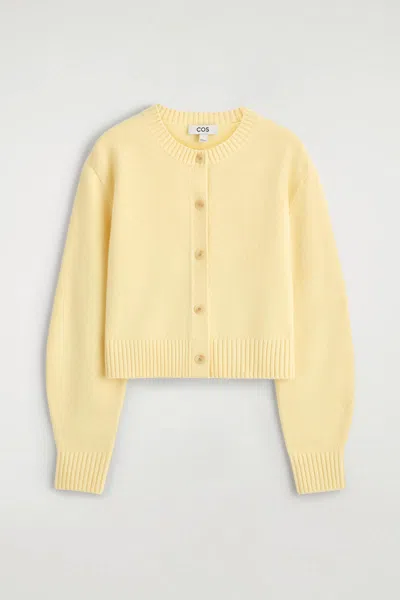 Cos Merino Wool Sweater In Yellow